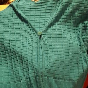 Teal sweater